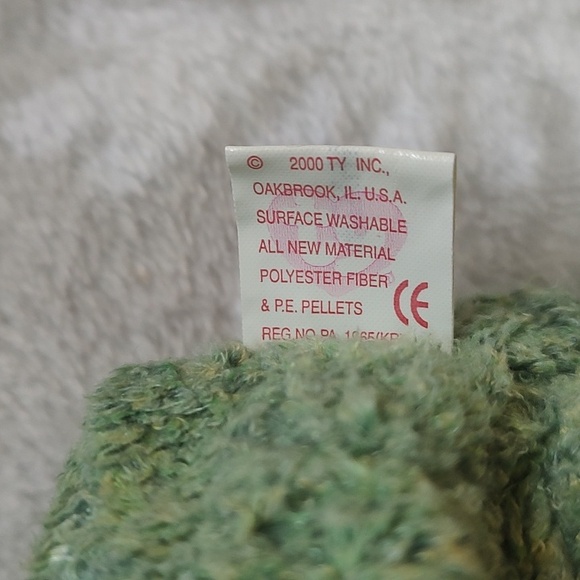 Shamrock ☘️🧸Ty, Beanie Baby Bear 🐻,2000 - Picture 8 of 9